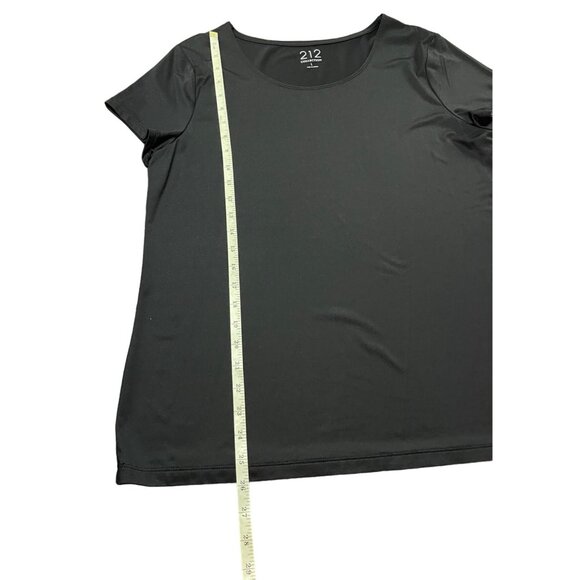 212 Collection Womens Scoop Neck T-Shirts 2-Pack Black & Orange Large - Picture 7 of 16